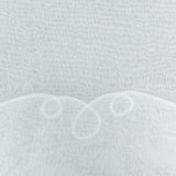 270CM CORNELY FROSTED VOILE CURTAIN - WHITE