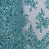 EVENING COUTURE BEADS - MINT