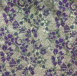 BRIDAL FABRICS BROCADE MAROON