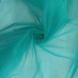 300CM QLTY TURKISH POLYESTER TULLE - TURQUOISE GREEN