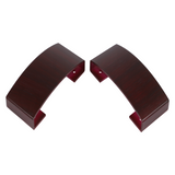 105MM PVC EC  2PK - MAHOGANY