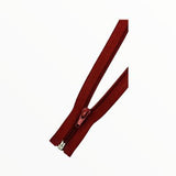 55CM OPEN END ZIP - RED - (15)