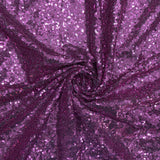 115CM SEQUINS TULLE - LILAC