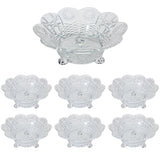 BOWL SET GLS 7PC IRIS