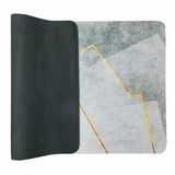 RUBBER MAT 45X75CM DARK GREY/GOLD