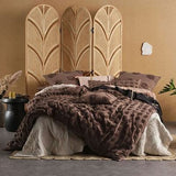 HAZE MOCHA DUVET COVER SET KING