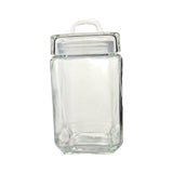 CANISTER GLASS SQUARE LOOP LID 1.6L