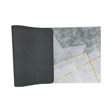 RUBBER MAT 40X120CM DARK GREY/GOLD