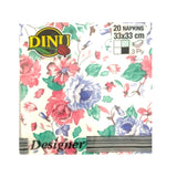 PRINTED SERVIETTES FANCY FLOWER