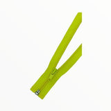 55CM OPEN END ZIP - YELLOW