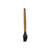 SILICONE BRUSH WITH WOODEN HANDLE