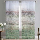 PRINTED SEMI SHEER VOILE - GREEN