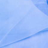 150CM GLASS ORGANZA-POWDER BLUE