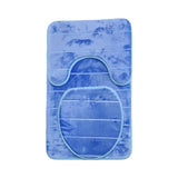 3PC MEMORY BATHMAT MILAN DENIM BLUE