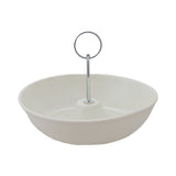 WSNACK BOWL WHITE ROUND