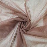 300CM QLTY TURKISH POLYESTER HAYAL TULLE - CHOCOLATE BROWN