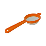 8CM PLASTIC TEA STRAINERS - ORANGE