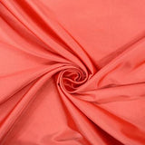 150CM STRETCH SATIN - DARK CORAL