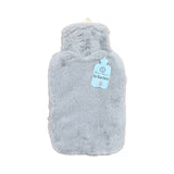 PLUSH COVER WITH HOTWATER BOTTLE 2L-GREY