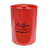 TIN RED COFFEE ROUND