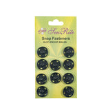 SNAP FASTENERS BLACK 4