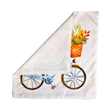 CUSHION COVERS-LEAVES/BICYCLE