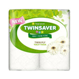 TWINSAVER TOILET TISSUE 2PLY  4PC