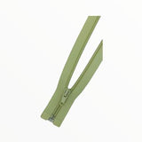 55CM OPEN END ZIP - BEIGE - (573)