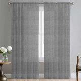 TUTANKHAMUN LINEN VOILE - GREY