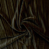 150CM KOREAN PLEATED VELVET-BARK