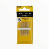 JJ EMBROIDERY NEEDLES 6