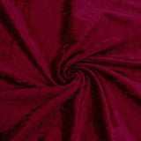 150CM CRUSHED VELOUR-MAROON