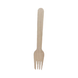 WOODEN DISPOSABLE FORKS