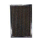 PVC MATT PLAIN 40X60 BLACK GOLD STRIPES