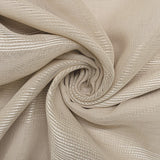 280CM STRIPE LINEN VOILE - BEIGE