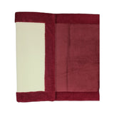 THICK BORDER BATHMAT 50X80 - RED