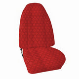 PVC EMBROIDED BONDED FOAM - RED