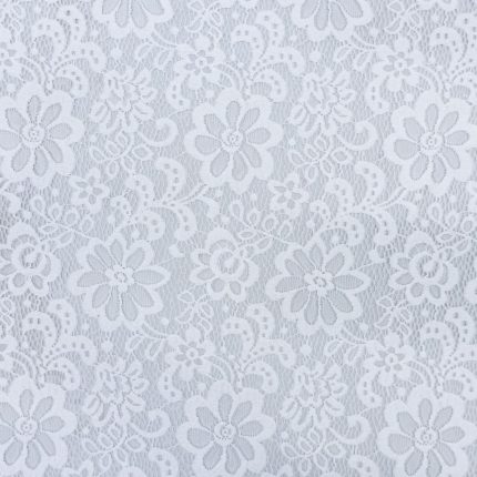 Stretch Lace- 1210 White