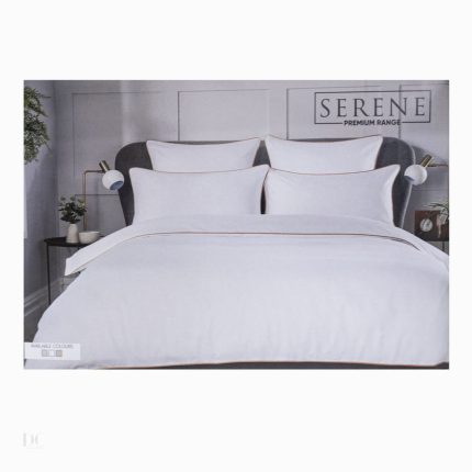 Serene Queen T200 Poly Percale Duvet Cover & 2p/c