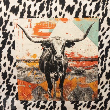 Velvet Scatter 0.63cm Per Panel- Nguni Black