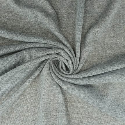 Pr Cashmere Jersey - Grey Melange