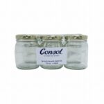 CONSOL SPREAD JAR WITH GOLD LID 6PK 125ML