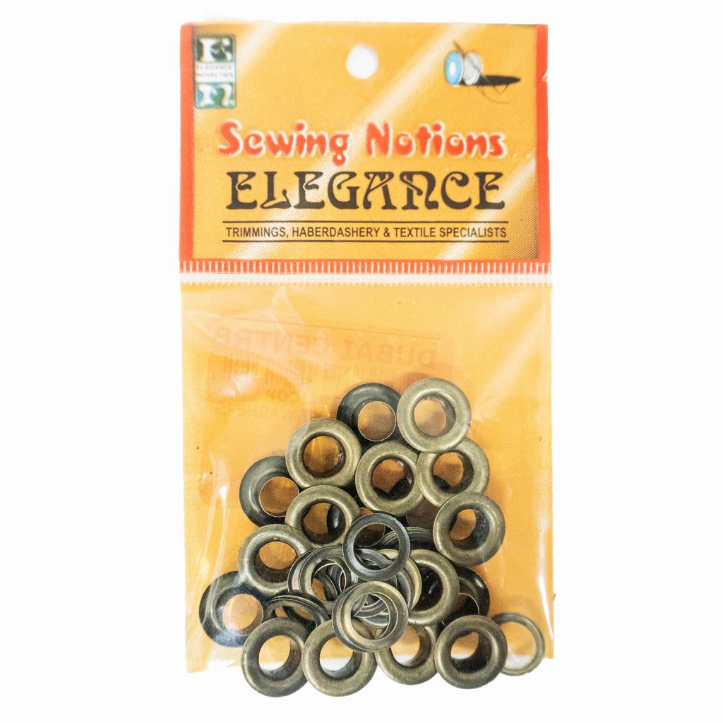 0472D1915FCOP231.jpg 6MM EYELITS W/ WASHERS COPPER - Image 1