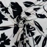150CM PRINTED ARMANI SATIN 32 BOLD FLOWER - Image 2