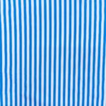 115CM PRINTED POLY COTTON STRIPES TURQ