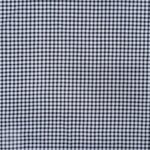 115CM PRINTED POLY COTTON CHECKS BLACK