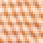 115CM PRINTED POLY COTTON CHECKS ORANGE