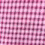 115CM PRINTED POLY COTTON CHECKS CERISE