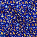 115CM PRINTED POLY COTTON DOGS ROYAL - Image 2