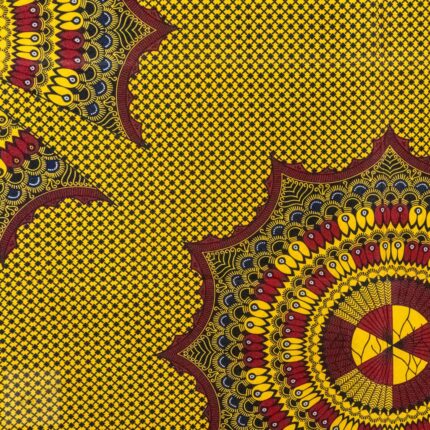 115CM PRINTED POLYESTER WAX